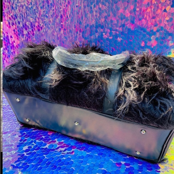 My Melody & Kuromi Mascot plush Keychains & Blk Shaggy Dolls kill Weekender NWT - Picture 3 of 10